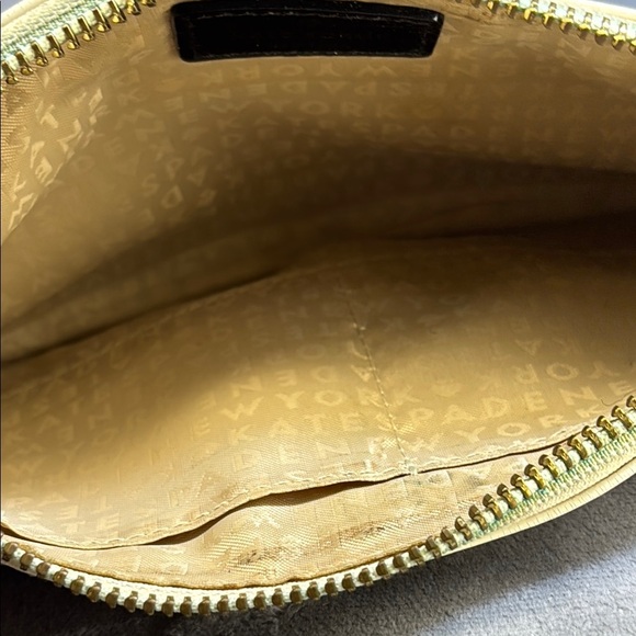 Kate Spade Black and White Striped Wristlet - Picture 4 of 10